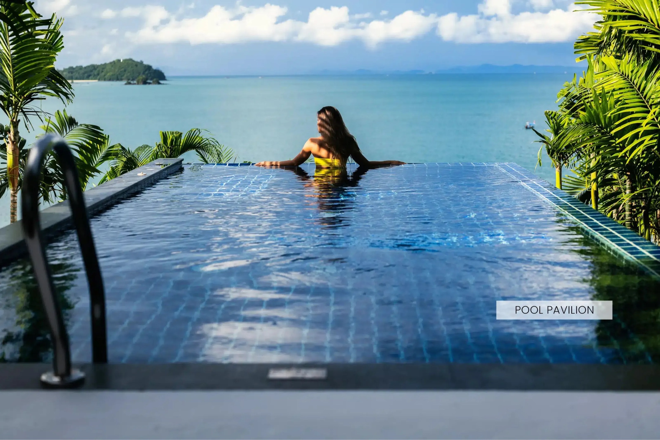 The oceanfront infinity pool at Amatara, Phuket, where the in-person trainings are held